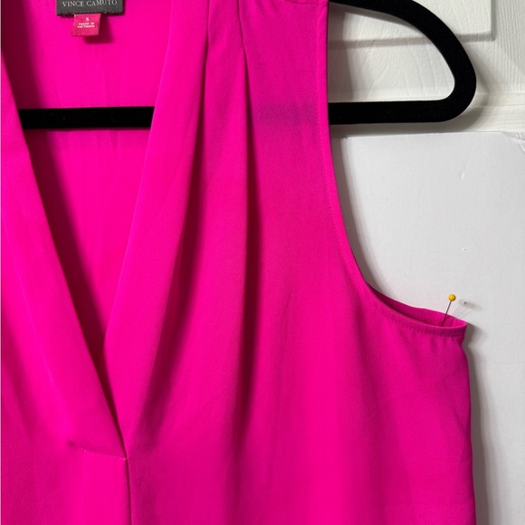 Vince Camuto Top, S, Fuschia, sleeveless V Neck NWOT - Picture 13 of 14